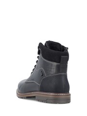 Rieker Mens Smart Ankle Black Boots - Image 5 of 11