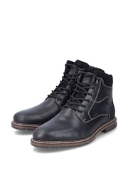 Rieker Mens Smart Ankle Black Boots - Image 6 of 11