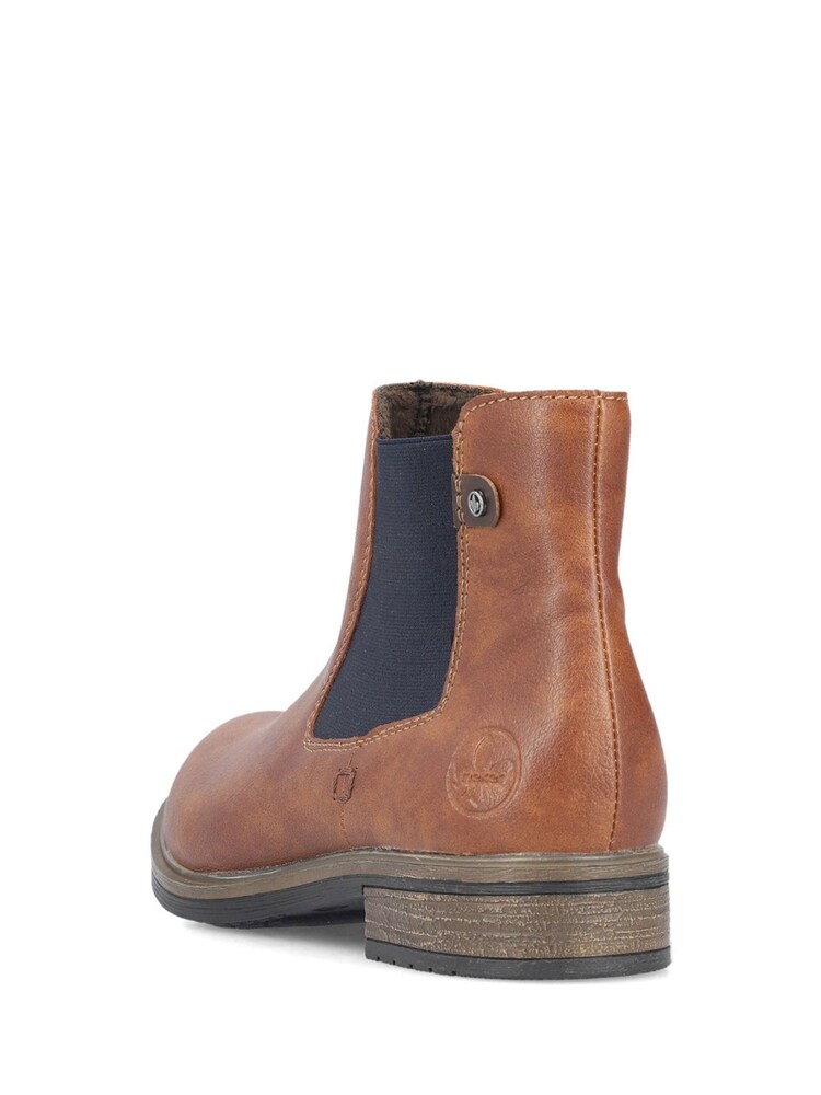 Rieker Womens Chelsea Brown Boots - Image 5 of 11