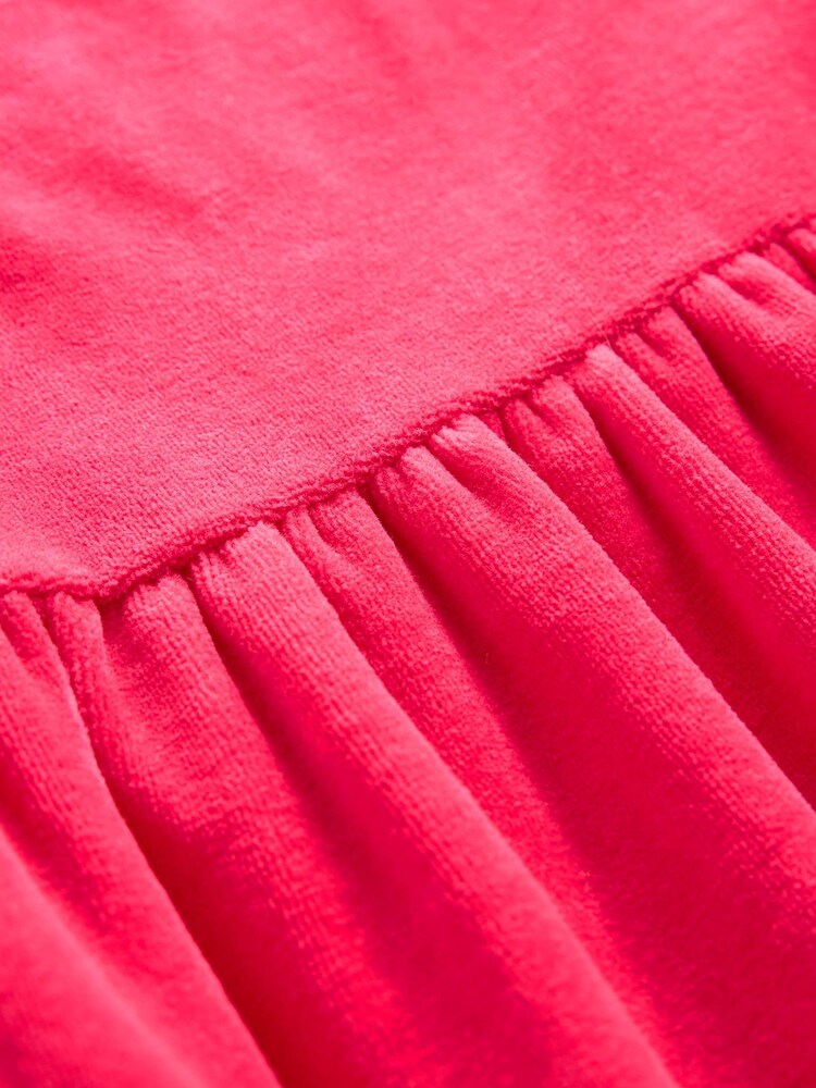 Boden Tiered Velour Klänning - Bild 3 av 3 Boden Tiered Velour Klänning - Bild 3 av 3