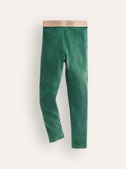 Boden Green Velvet Leggings - Image 1 of 3