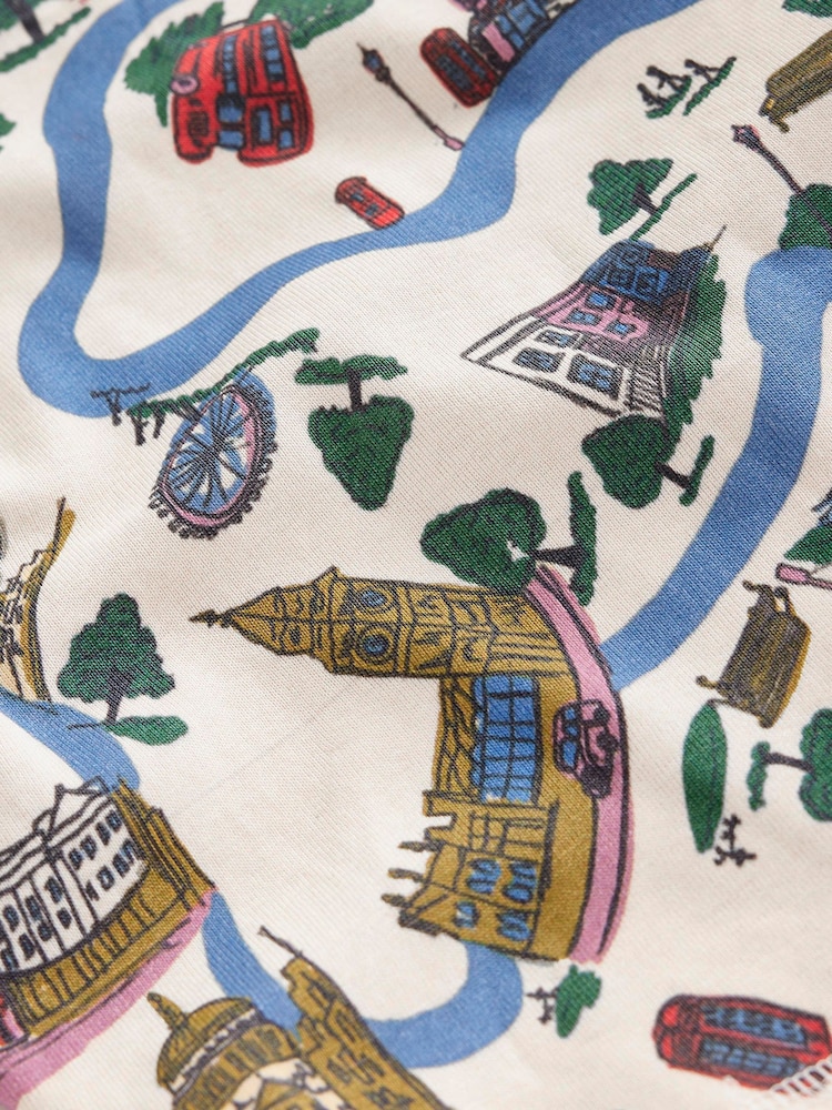 Boden Red 100% Cotton Snug Twin Pack Pyjamas - Image 3 of 3 Boden Red 100% Cotton Snug Twin Pack Pyjamas - Image 3 of 3