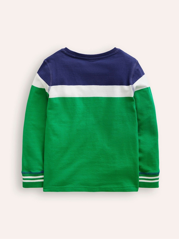 Boden Green 100% Cotton Textured T-Shirt - Image 2 of 3 Boden Green 100% Cotton Textured T-Shirt - Image 2 of 3