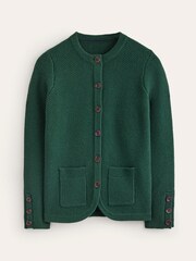 Boden Green Textured Stitch Cardigan - Image 3 of 6