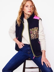 Boden Blue Truro Borg Gilet - Image 1 of 5
