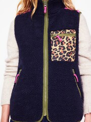 Boden Blue Truro Borg Gilet - Image 2 of 5