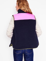 Boden Blue Truro Borg Gilet - Image 3 of 5