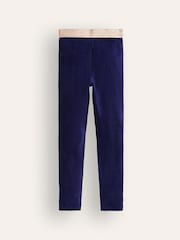Boden Blue Velvet Leggings - Image 2 of 3