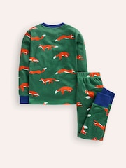 Boden Green Snug Long John 100% Cotton Pyjamas - Image 3 of 4
