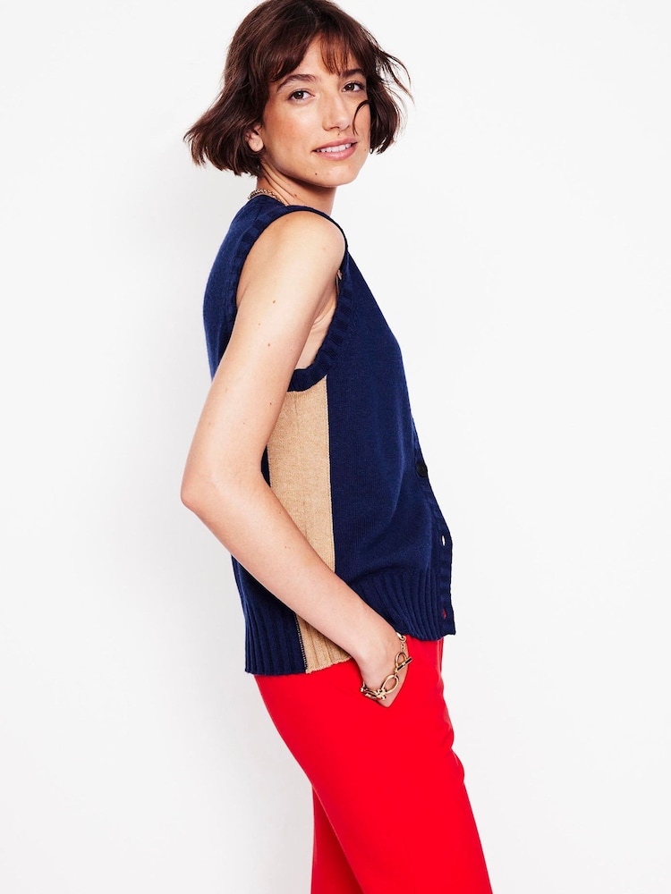 Boden Blue Zia Knitted Cardigan - Image 1 of 6 Boden Blue Zia Knitted Cardigan - Image 1 of 6