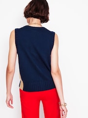 Boden Blue Zia Knitted Cardigan - Image 3 of 6