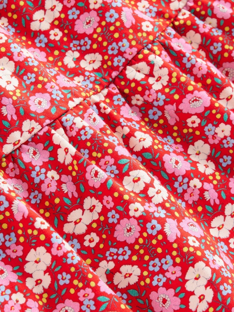 Boden Red Tiered Sweatshirt Dress - Image 3 of 3
