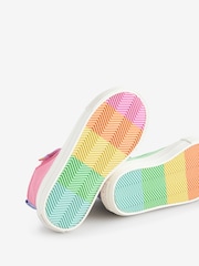 وردي/أصفر - Little Bird by Jools Oliver Multi Canvas Hi-Top Trainers - صورة 5 من 5