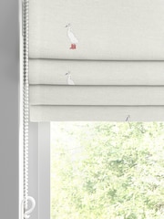 Sophie Allport Grey Running Ducks Made to Measure 100% Cotton Roman Blind - Image 2 of 6