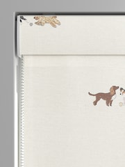 Sophie Allport Off White Doggy Daycare Made to Measure 100% Cotton Roman Blind - Image 3 of 6