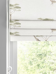 Sophie Allport Off White Wild Savannah Made to Measure 100% Cotton Roman Blind - Image 2 of 6