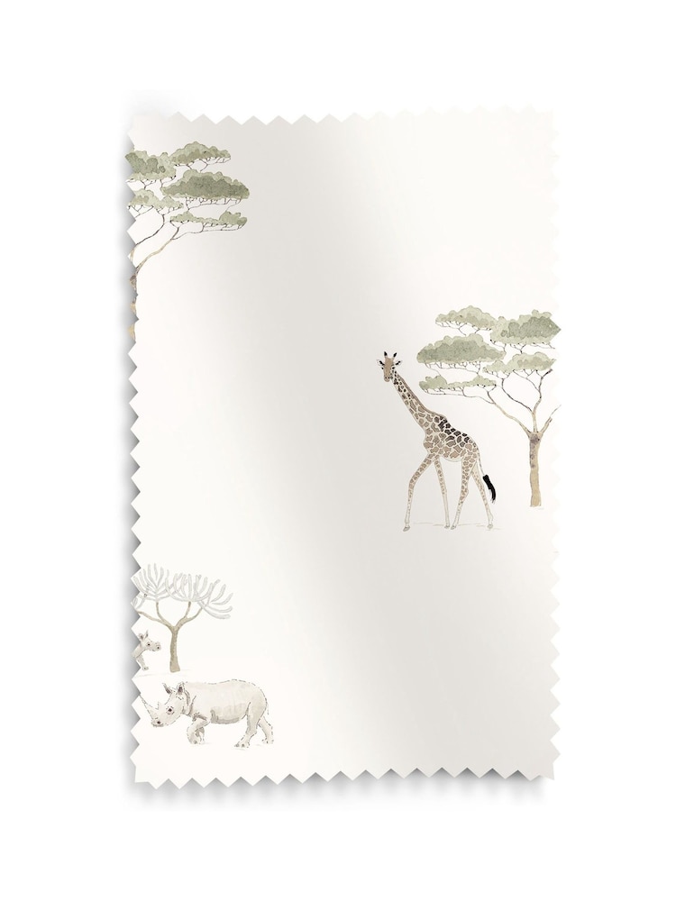 Sophie Allport Off White Wild Savannah Made to Measure 100% Cotton Roman Blind - Image 6 of 6