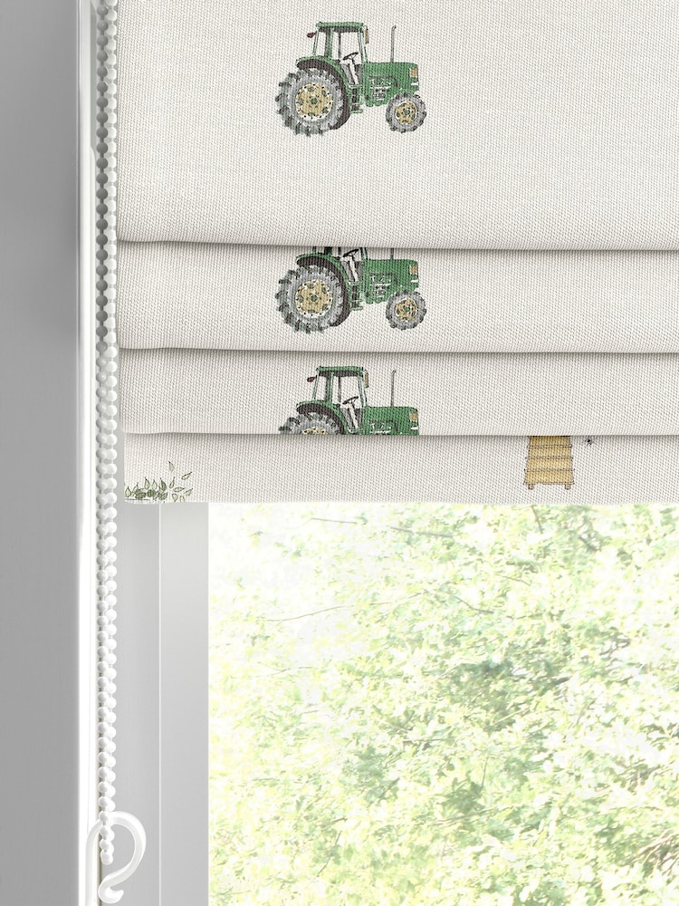 Sophie Allport Natural On the Farm Made to Measure 100% Cotton Roman Blind - Image 2 of 6