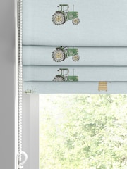 Sophie Allport Blue On the Farm Made to Measure 100% Cotton Roman Blind - Image 2 of 6