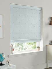 Sophie Allport Blue 100% Cotton Woodland Hedgehog Made to Measure v Roman Blind - Image 5 of 6