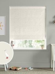 Sophie Allport Natural Running Ducks Made to Measure 100% Cotton Roman Blind - Image 1 of 6