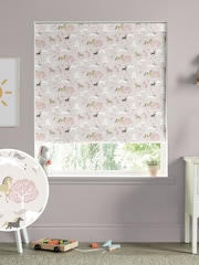 Sophie Allport Soft Pink Forest Ponies Made to Measure 100% Cotton Roman Blind - Image 1 of 6