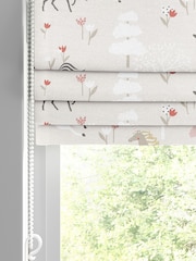 Sophie Allport Soft Pink Forest Ponies Made to Measure 100% Cotton Roman Blind - Image 2 of 6