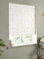 Sophie Allport Off White Snowy Owls Made to Measure 100% Cotton Roman Blind - Image 5 of 6
