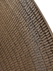 Libra Interiors Champagne Gold Textured Wall Clock - Image 6 of 6