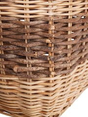 Libra Interiors Natural Black Halong Set of Two Square Storage Baskets - Image 6 of 6
