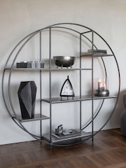 Libra Interiors Black Pyramid Mantel Clock - Image 2 of 6