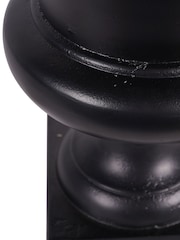 Libra Interiors Raw Black Buchan Aluminium Urn - Image 5 of 5