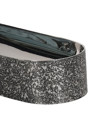 Libra Interiors Silver Dusky Finish Small Server 38cm - Image 3 of 4