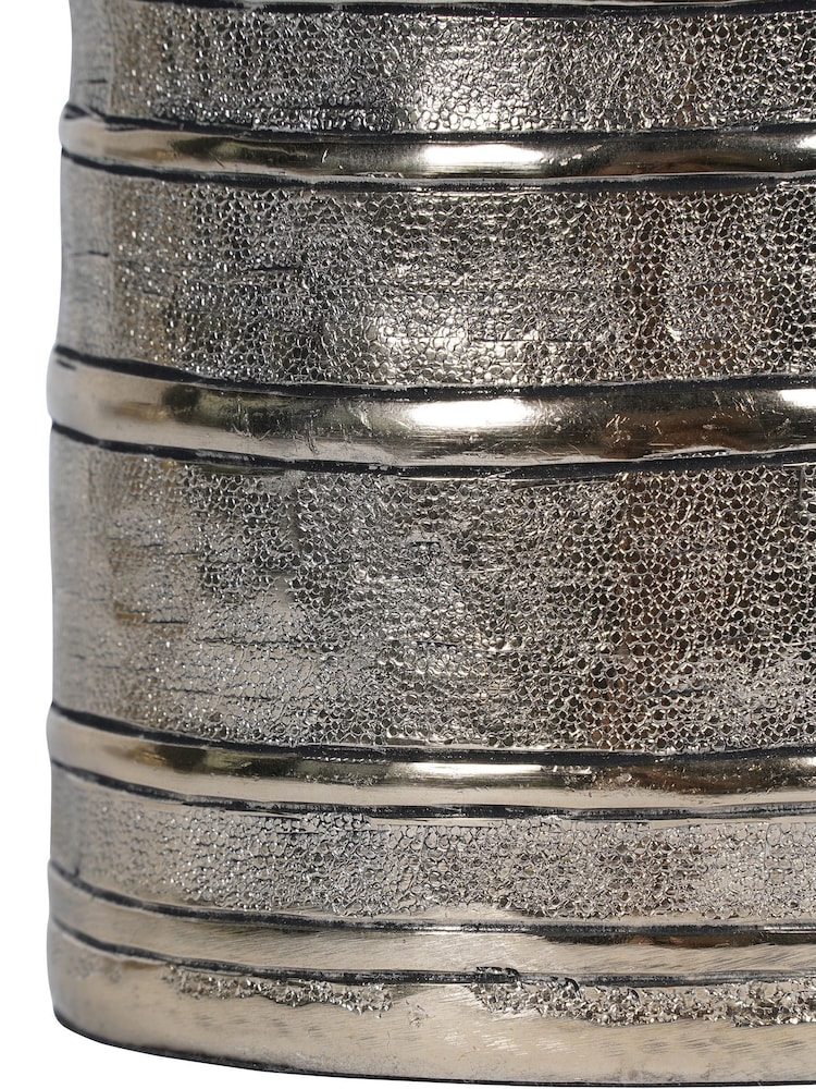 Libra Interiors Antique Gold Gilver Rings Vase - Image 6 of 6