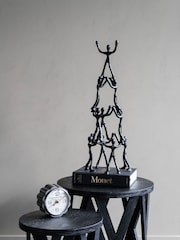 Libra Interiors Black Tower of Humans Sculpture - Image 1 of 4
