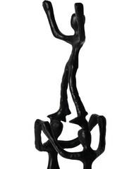 Libra Interiors Black Tower of Humans Sculpture - Image 3 of 4