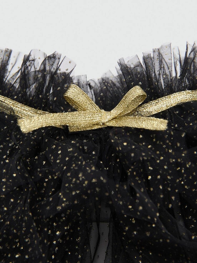Mango Black Halloween Tulle Costume Cape - Image 3 of 3