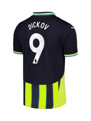 Puma Blue Manchester City Away Shirt 2024-25 Dickov 9 Printing - Image 3 of 3