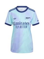 adidas Blue Womens Arsenal Third Shirt 2024-25 Rice 41 Printing - Image 2 of 3