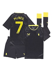 Castore Grey Infant Everton Away Kit 2024-25 McNeil 7 Printing - Image 1 of 3
