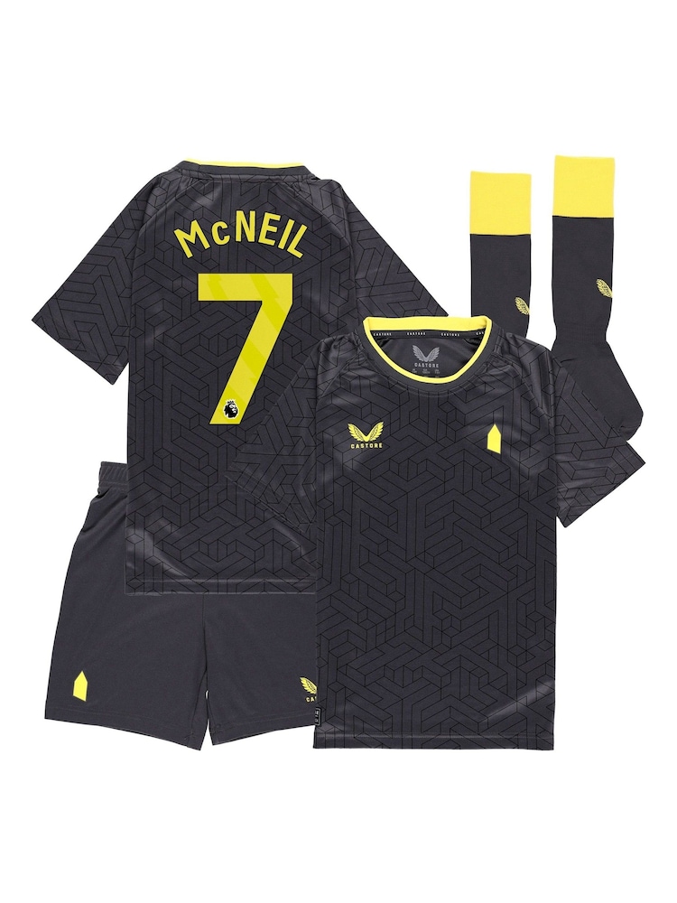 Castore Grey Infant Everton Away Kit 2024-25 McNeil 7 Printing - Image 1 of 3