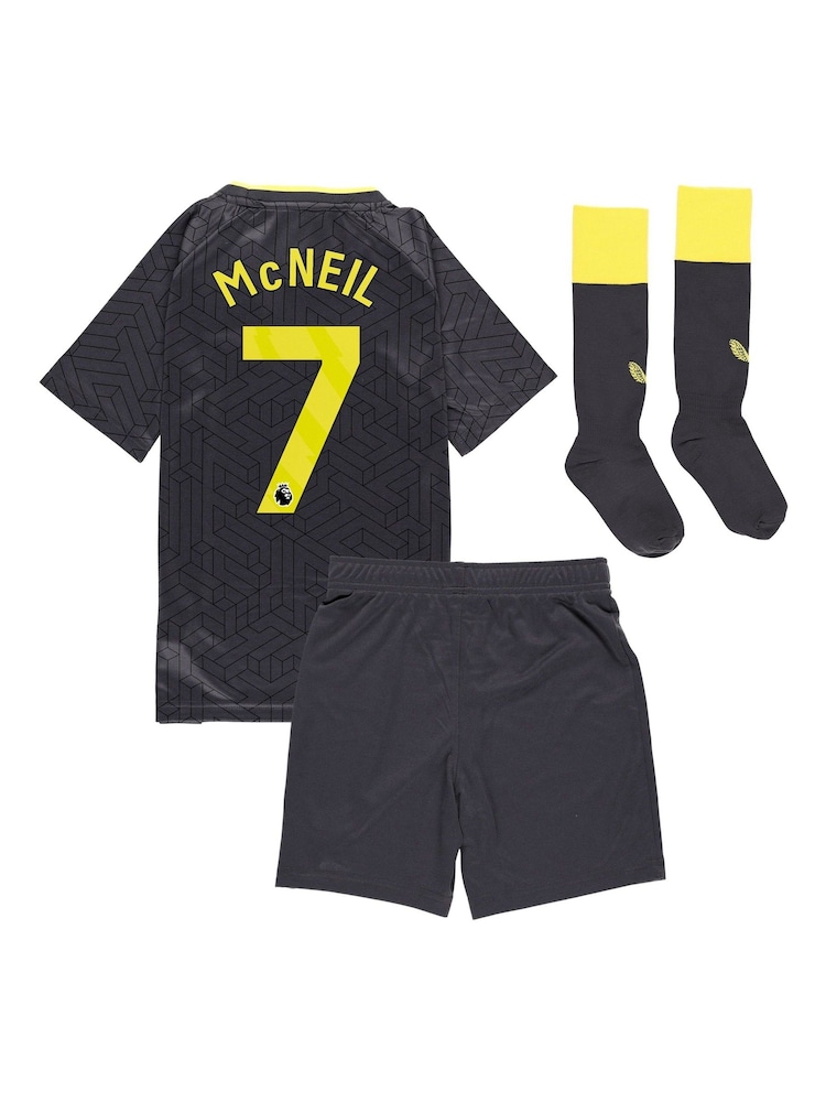 Castore Grey Infant Everton Away Kit 2024-25 McNeil 7 Printing - Image 3 of 3