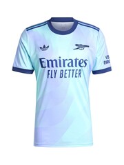 adidas orignal Blue Arsenal Third Shirt 2024-25 Rice 41 Printing - Image 2 of 3