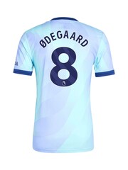 adidas orignal Blue Arsenal Third Authentic Shirt 2024-25 Odegaard 8 Printing - Image 2 of 3