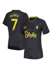 Castore Grey Womens Everton Away Shirt 2024-25 McNeil 7 Printing - Image 1 of 3