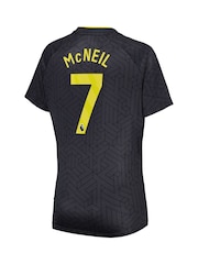 Castore Grey Womens Everton Away Shirt 2024-25 McNeil 7 Printing - Image 3 of 3
