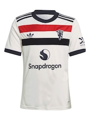 adidas White Kids Manchester United EPL Third Shirt 2024-25 with Zirkzee 11 Printing - Image 2 of 3