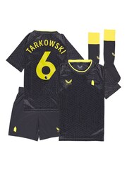 Castore Grey Infant Everton Away Kit 2024-25 Tarkowski 6 Printing - Image 1 of 3