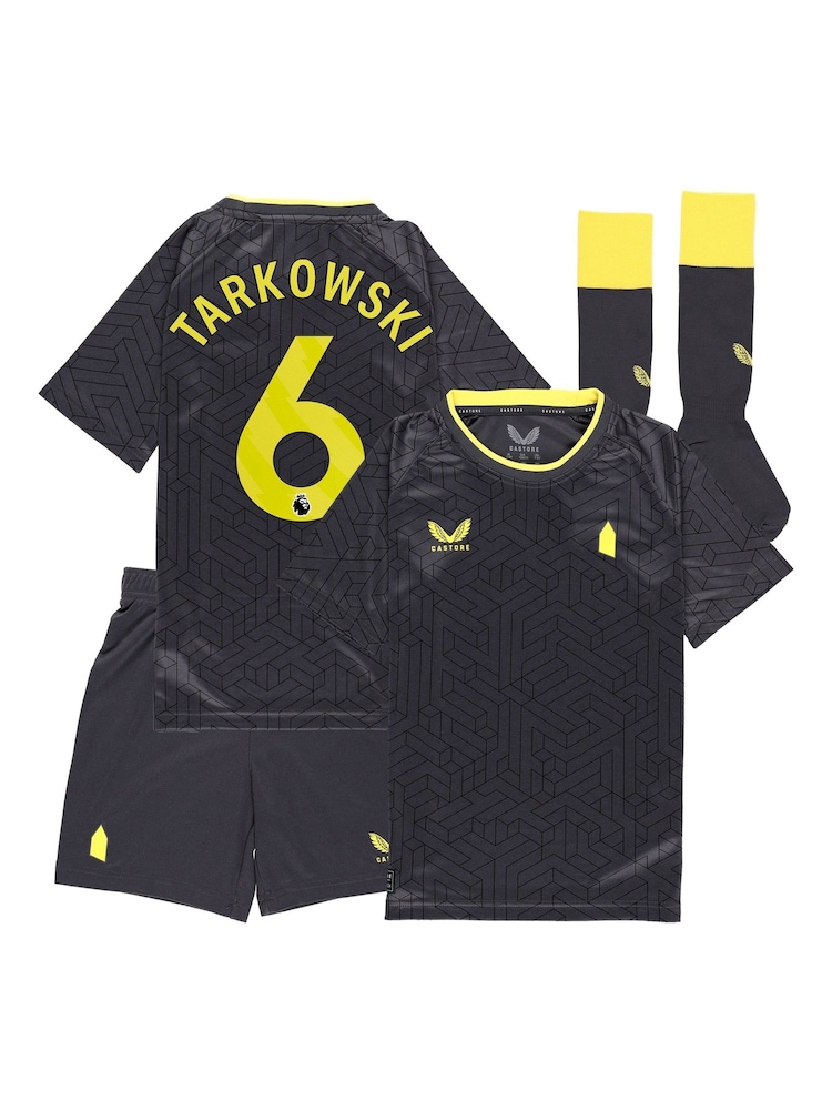 Castore Grey Infant Everton Away Kit 2024-25 Tarkowski 6 Printing - Image 1 of 3