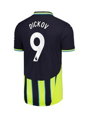 Puma Blue Manchester City Away Authentic Shirt 2024-25 Dickov 9 Printing - Image 3 of 3